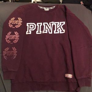 Pink crew neck